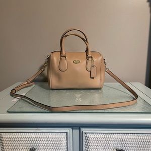 Coach Leather Mini Bennett Satchel Crossbody Bag